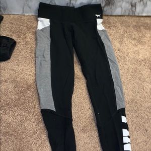 Victoria’s Secret pink black leggings